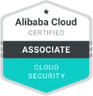 Alibaba Cloud Associate Cloud Security badge