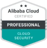 Alibaba Cloud Professional Cloud Security badge