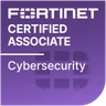 Fortinet Associate Cybersecurity badge